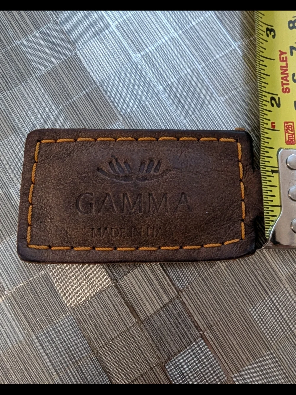 Gamma Arredamenti Leather Key Fob Italian Luxury